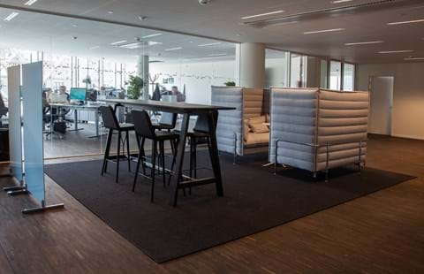 filttæppe kontor indretning